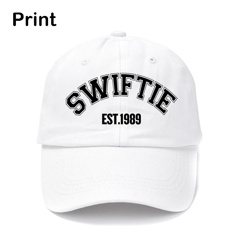 Gorra de béisbol de algodón unisex retro SWIFTIE - Sombrero casual de protección solar 