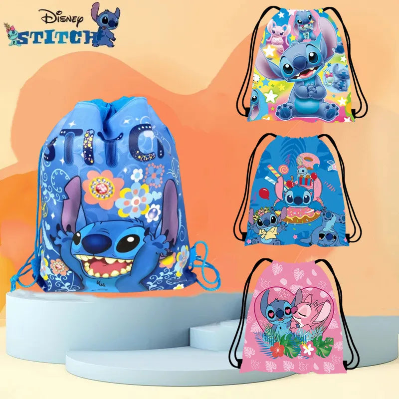 Stitch  Anime Backpack Drawstring Bag - Lilo&Stitch Birthday Party Gift - Cyprus