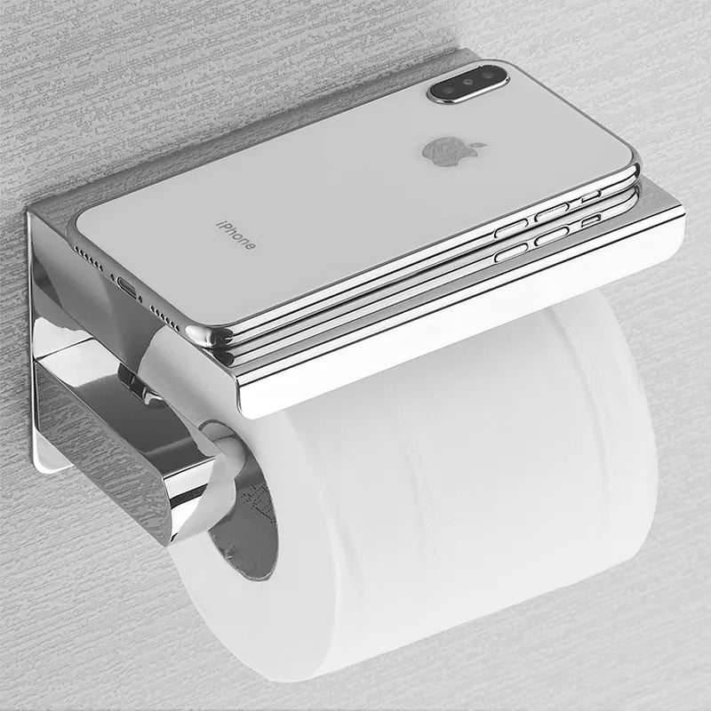 Stainless Steel Wall Mount Toilet Roll Holder