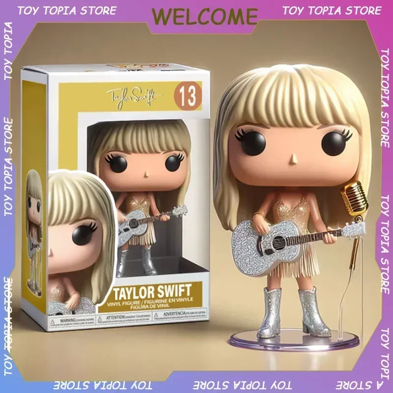 Figura de Ação Taylor Swift Funko POP – Modelo Colecionável de Superestrela da Música 