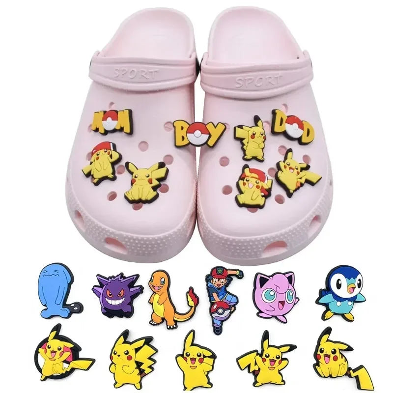 Pikachu Crocs Charms - Karikatür Ayakkabı Süslemeleri - Kıbrıs