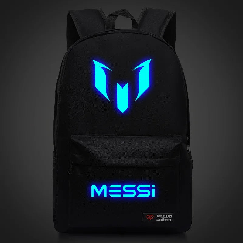 Luminous Messi Football Backpack for Teens - Cyprus