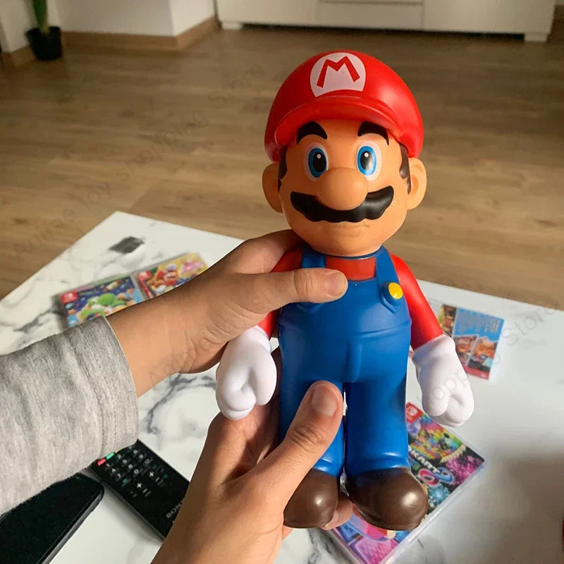 Super Mario Bros Toys Mario Luigi Yoshi Peach Bowser Donkey Kong Anime Figures Action Collection Toys Model Dolls for Kids Gifts