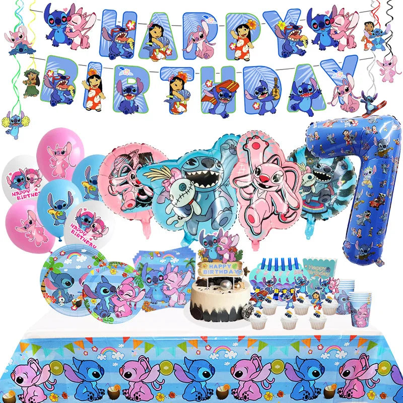 Disney Lilo & Stitch Birthday Party Decoration Balloon Set - Cyprus