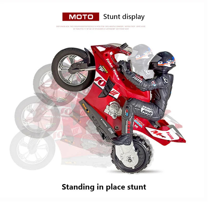 High-Speed Remote Control Ducati Motorcycle with Stunt Features for Boys