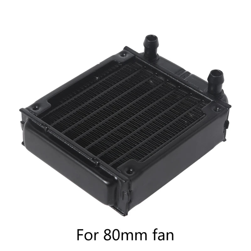 Aluminium Water Cooling Radiator with 10 Pipes for PC Liquid Cooling System