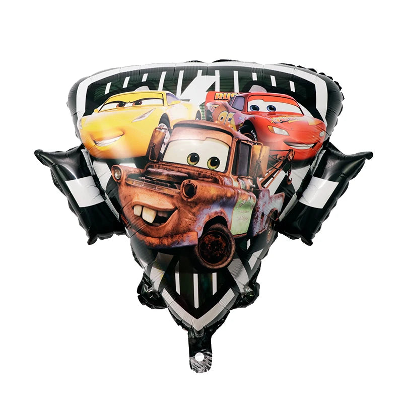 🔵 Disney Lightning McQueen Araba Karikatür Balon Bebek Duş Dekorasyonu - Kıbrıs