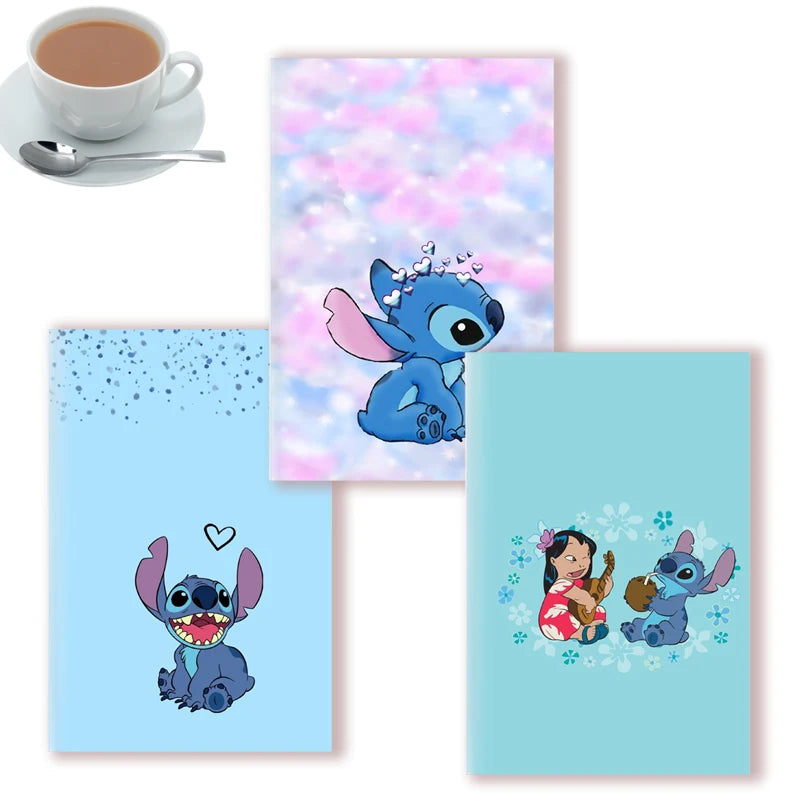 Lilo & Stitch  A5 Notebook - Blank & Line - Cyprus