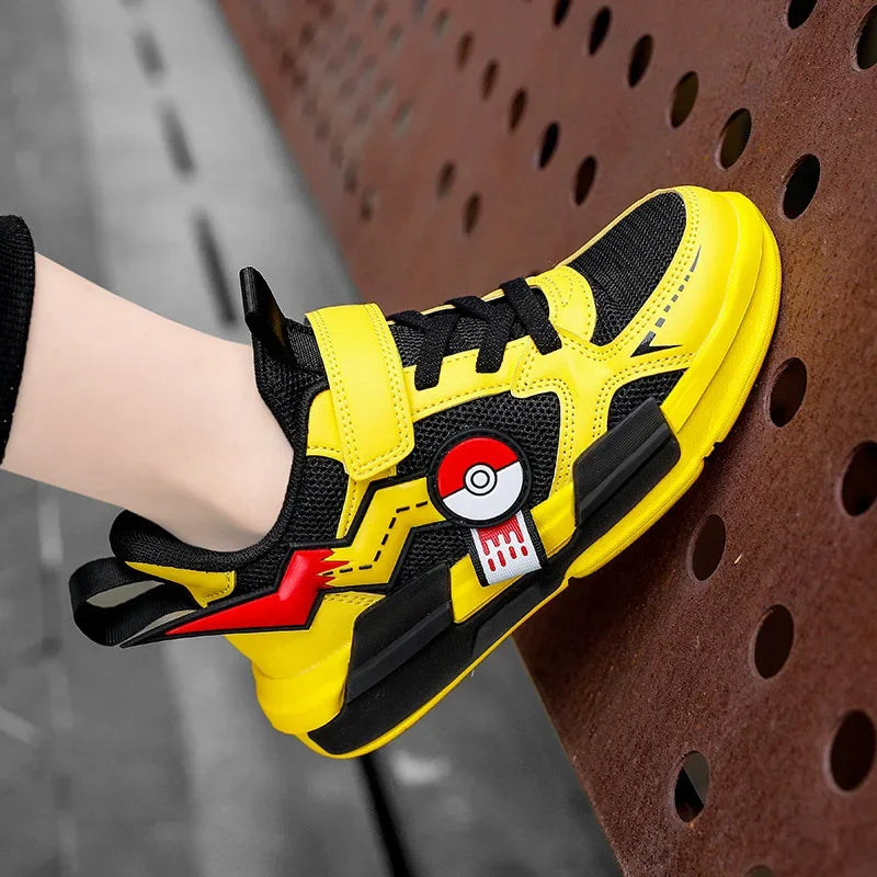 Pikachu Cartoon Sneakers for Kids - Breathable & Lightweight - Cyprus