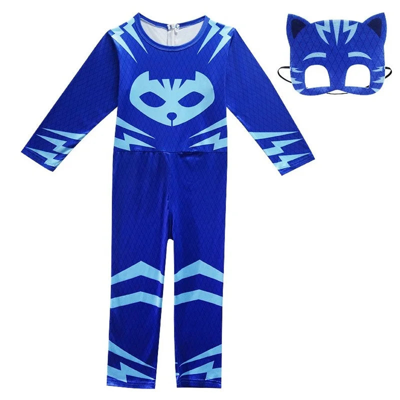 Kinderhelden Halloween PJ Cosplay Kostüm Set - Zypern