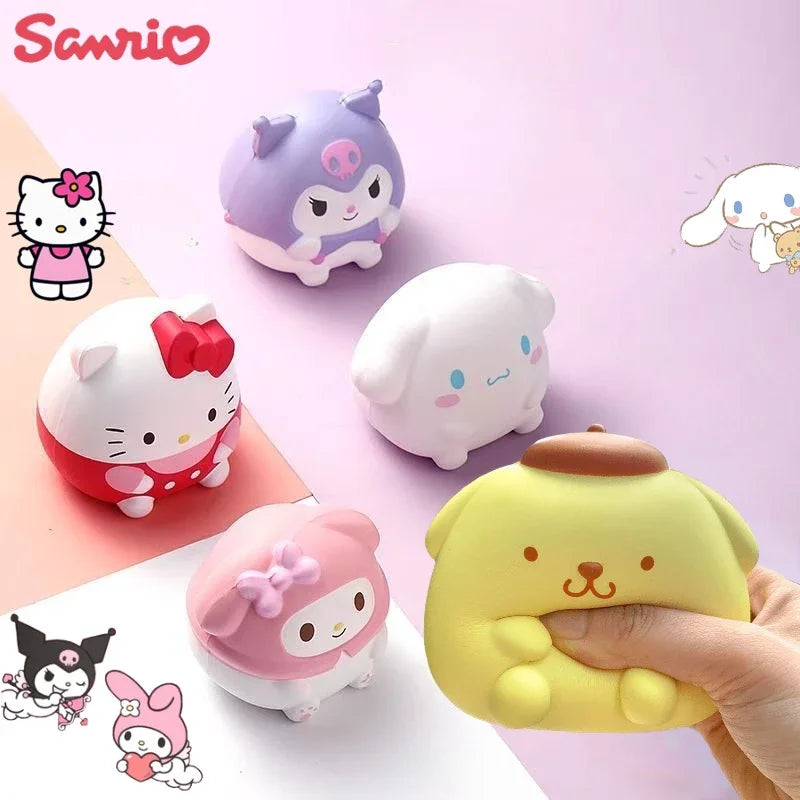 Kawaii Kuromi Cinnamoroll Hello Kitty Squishy Stres Rahatlatıcı Oyuncaklar - Yavaş Rebound Poliüretan - Kıbrıs