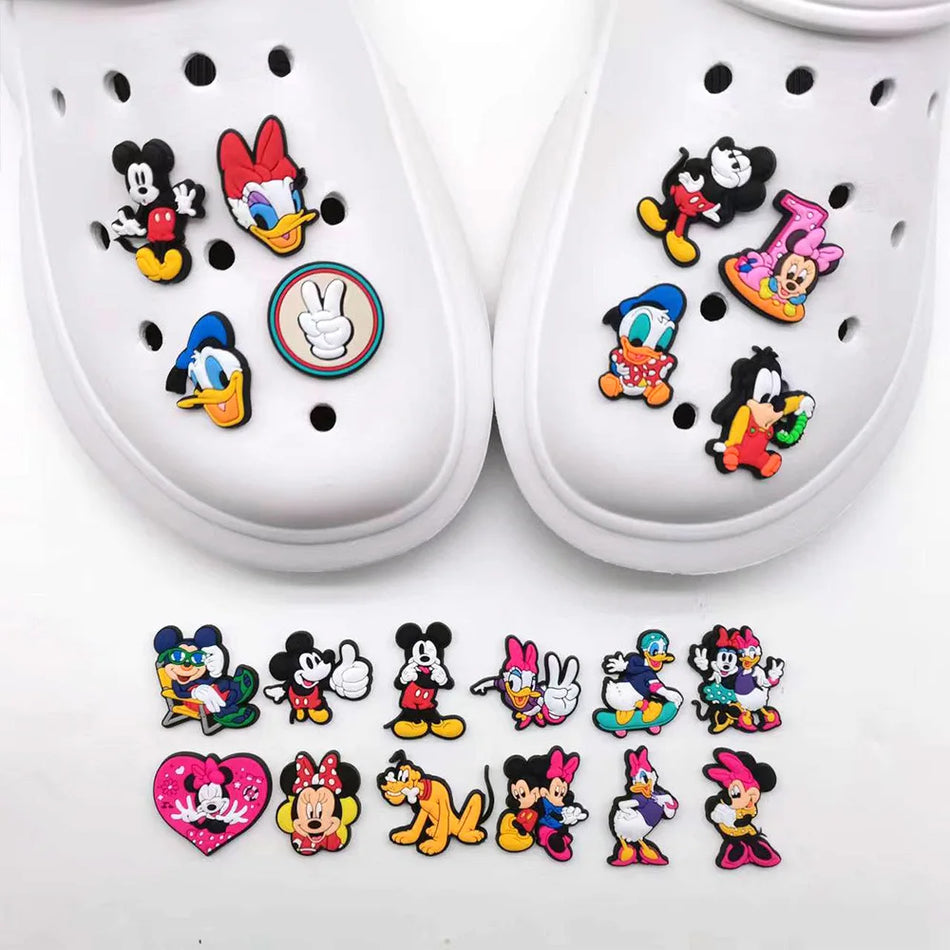 Mickey et Minnie Pvc Charm Shoe Accessoires pour les enfants