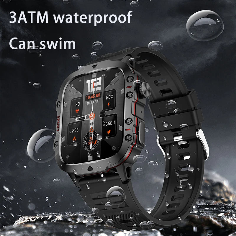 Xiaomi Rugged GPS Military Smart Watch with AMOLED Screen and Bluetooth Calling