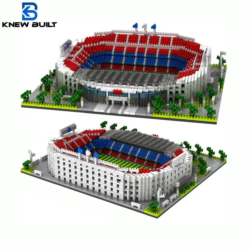 🔵 Barselona Futbol Stadyumu Modeli Micro Mini Tuğla Kiti - Kıbrıs
