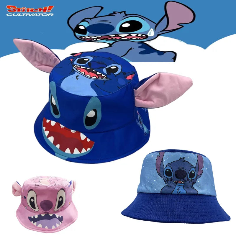 Stitch Cartoon Fisherman Hat with Big Ears for Kids - Cyprus