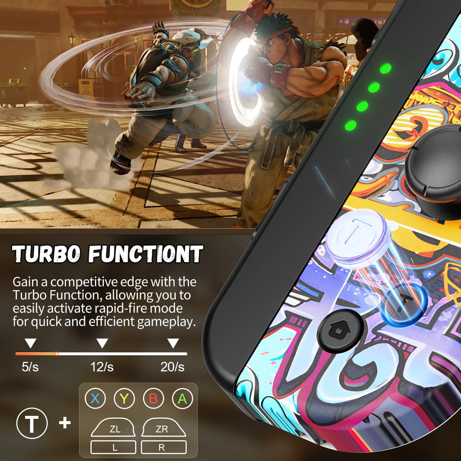 Для Nintendo Switch/IOS/Android/ПК контроллер видеоигр Trubo Control Control Console Joystick для Bluetooth Electronics