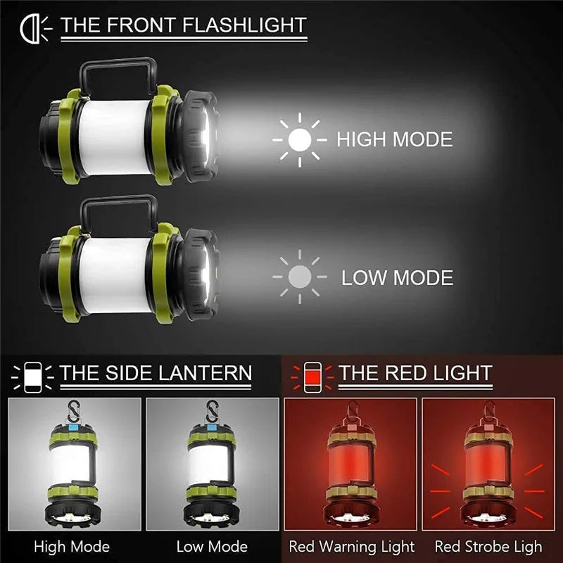 Waterproof Rechargeable Camping Lantern & Power Bank