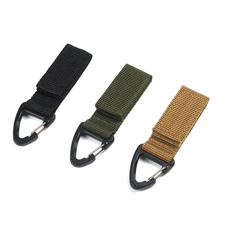 Outdoor Tactical Keychain Climb Tool & Waist Bag Hook 🏕️