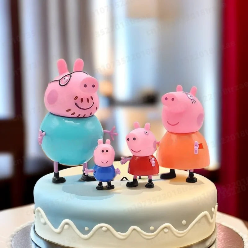 🔵 Peppa Pig Aile Aksiyon Figürü Seti - Kıbrıs