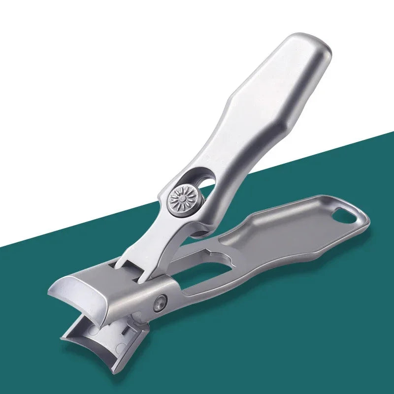 Dawndesslo Ultra Sharp Stainless Steel Nail Clippers - Wide Jaw Opening & Anti-Splash Design