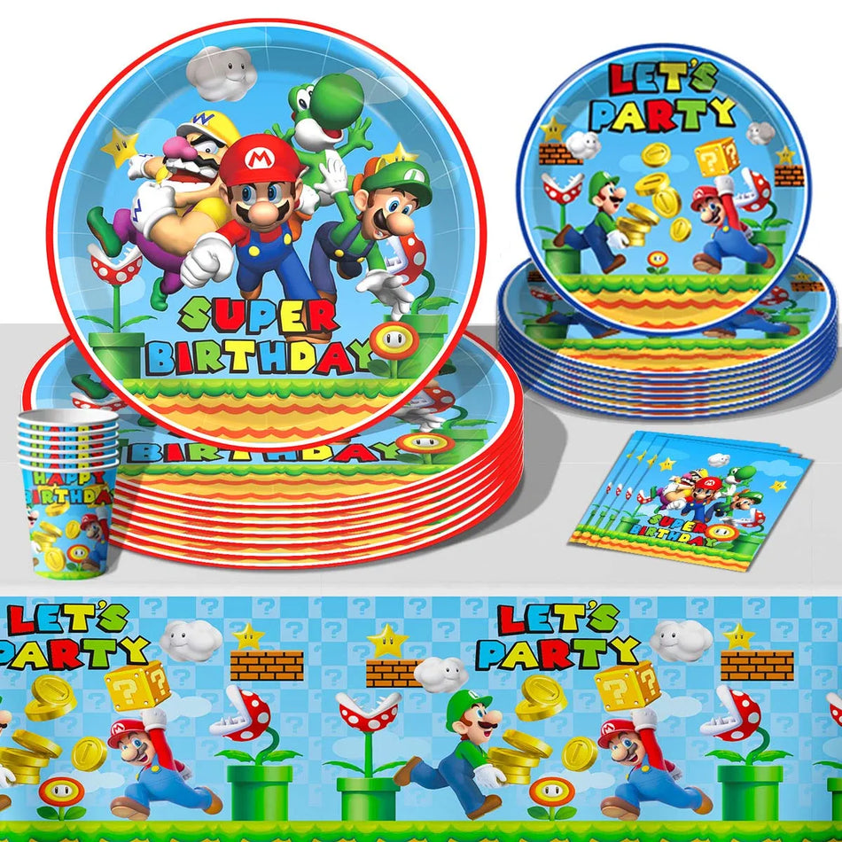 Super Brother Game Birthday Party Decoration Kit - Κύπρος