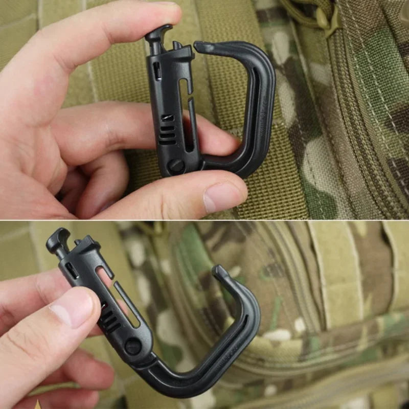 5PC Lightweight Molle Webbing D-Ring Carabiner Snap Lock Grimlock - Cyprus