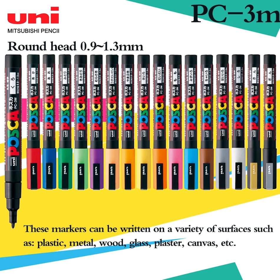 Uni Posca Markers PC-3 МАБЛИЧЕСКИЕ ДИКА