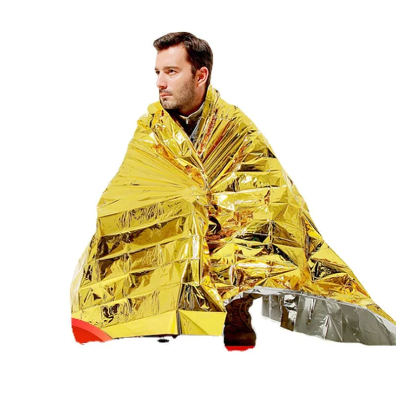 Emergency Hypothermia Rescue Blanket Kit - Survive Outdoors in Style!