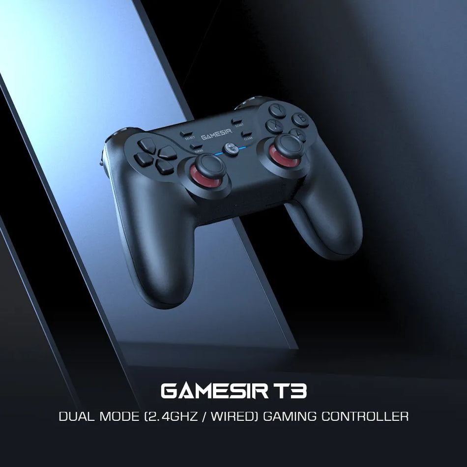 Gamesir T3 Kablosuz Gamepad Oyun Denetleyicisi PC Android TV Kutusu Masaüstü Bilgisayar Dizüstü Bilgisayar Windows 7 10 11