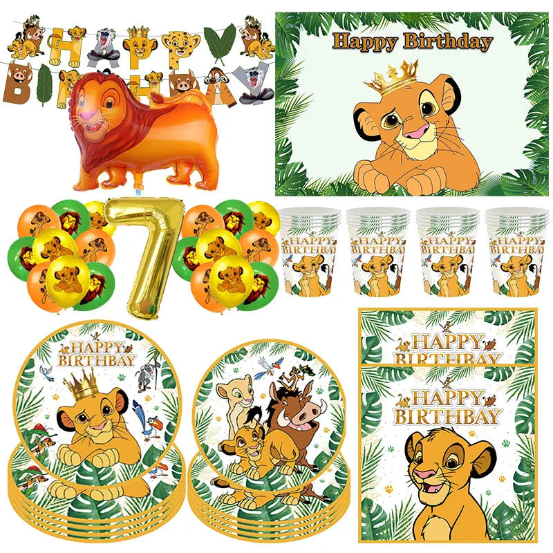 Lion King Simba Birthday Party Decoration Kit - Cyprus