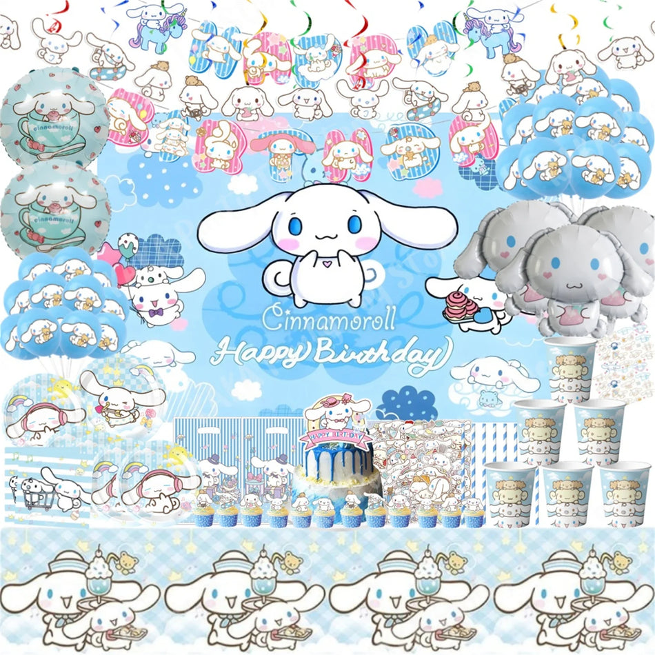 Cinnamoroll -Geburtstagsfeier -Dekoration Set - Zypern