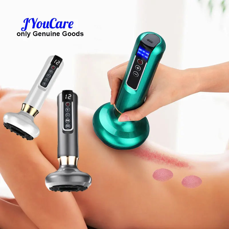 JYouCare Electric Cupping Device with Heating and Scraping Function