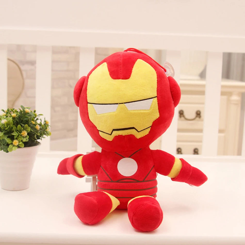 Marvel Avengers Plush Toys - 27cm Captain America, Iron Man & Spiderman