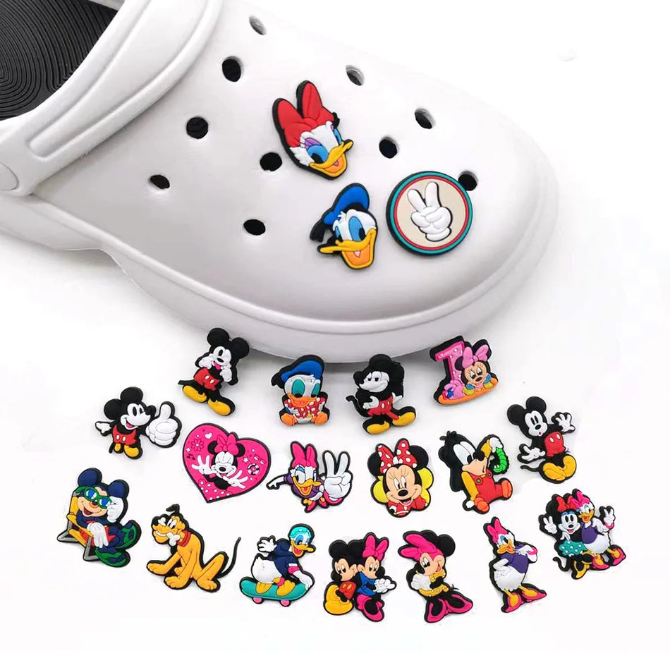 Mickey et Minnie Pvc Charm Shoe Accessoires pour les enfants