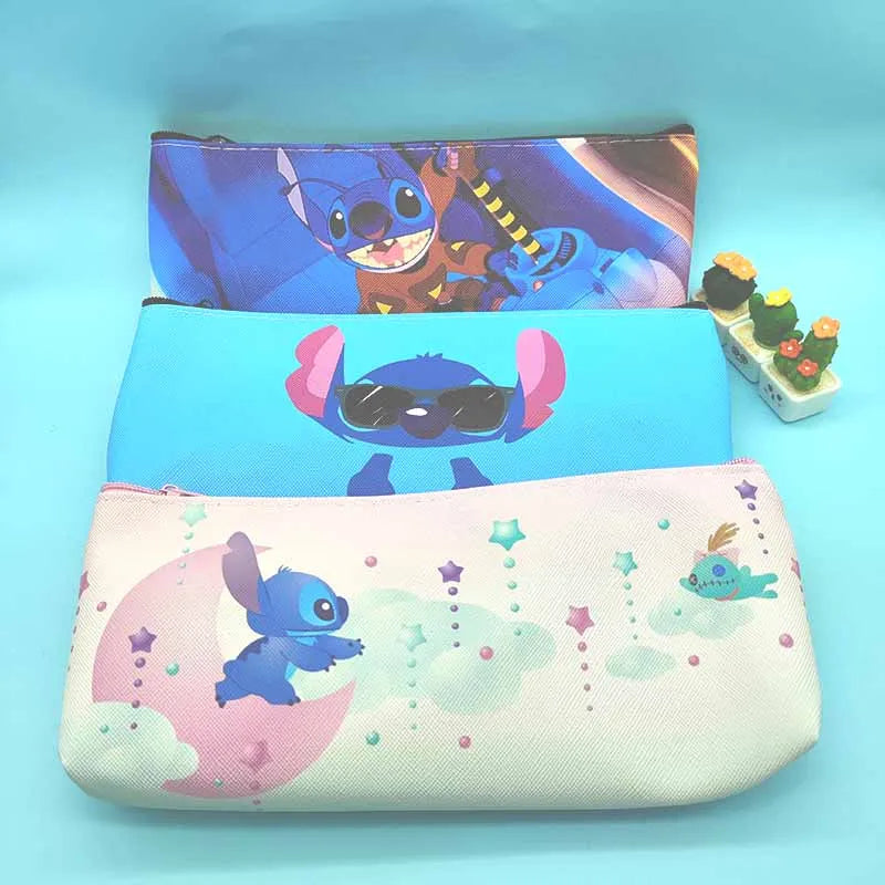 Cute Stitch Pencil Case For School  Pencil Box Kawaii Stationery Organizer 🌟Cyprus