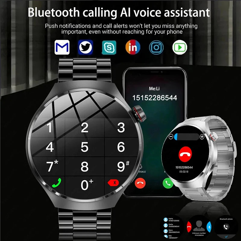 GPS, Kalp Hızı Monitörü ve AMOLED ekranlı Huawei GT4 Pro Smart Watch