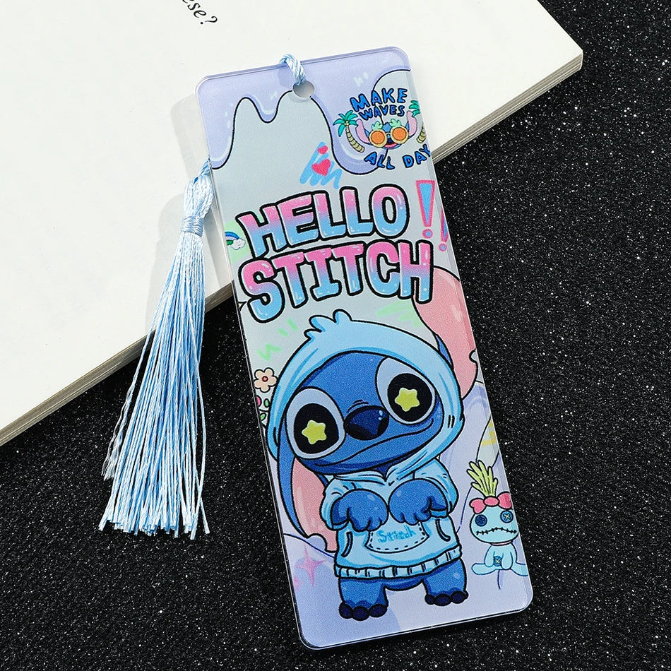 MINISO Cute Stitch Acrylic Bookmarks - Cyprus