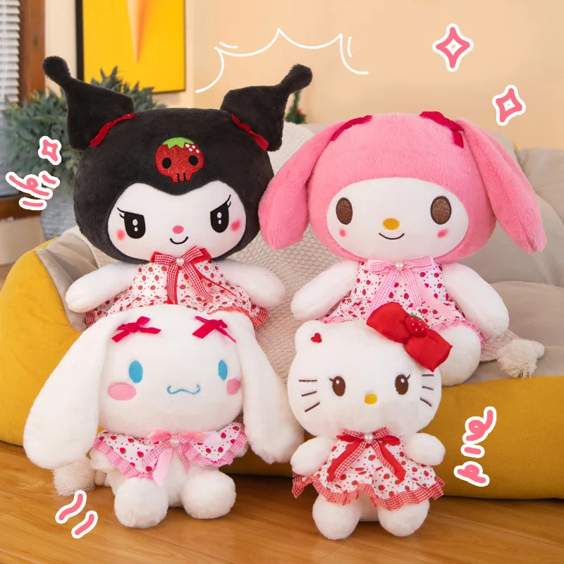 Sanrio Hello Kitty Plush Doll - 23cm Cinnamoroll, Kuromi & My Melody Cushion