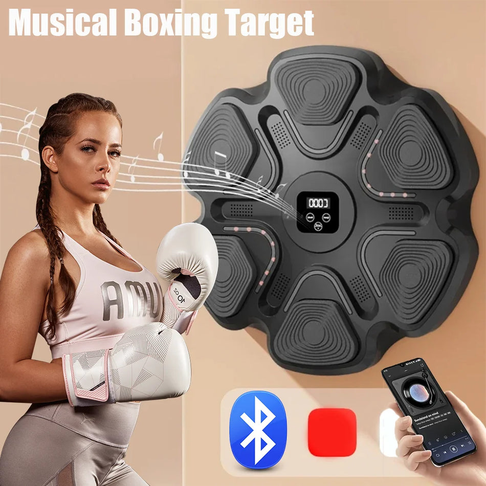 Traineur de boxe de musique intelligente - cible de fitness interactive pour l'exercice à domicile