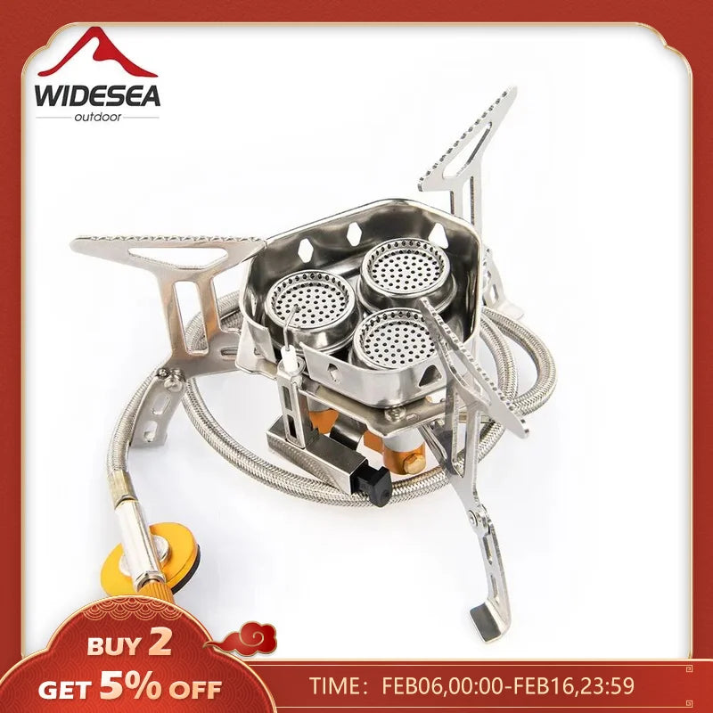 Widesea 3500W Portable Camping Gas Stove 🏕️