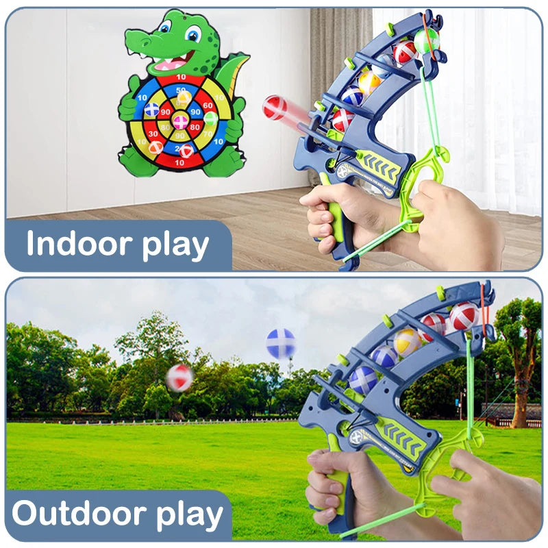 Montessori Throw Sport Slingshot Target Sticky Ball Dartboard Μπάσκετ μπάσκετ Παιχνίδια Εκπαιδευτικά Παιδιά Υπαίθρου Παιχνιδιού Παιδιά Παιχνίδι