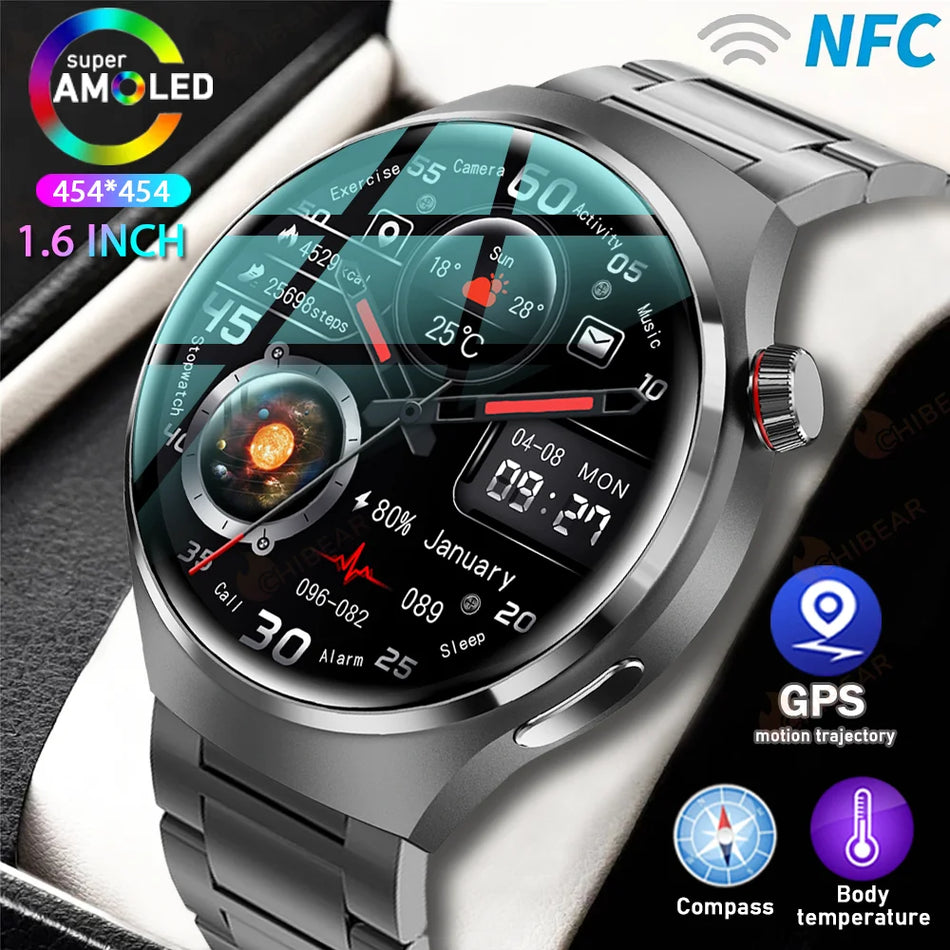 HUAWEI GT4 Pro Smart Watch with GPS, Heart Rate Monitor & AMOLED Display