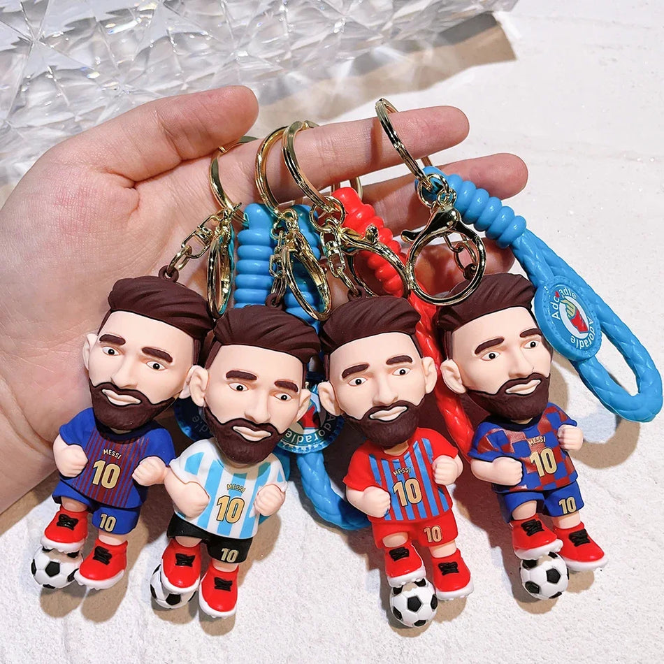 Miniso Creative Cartoon C.Ronaldo & Messi Подвеска для ключей - Кипр