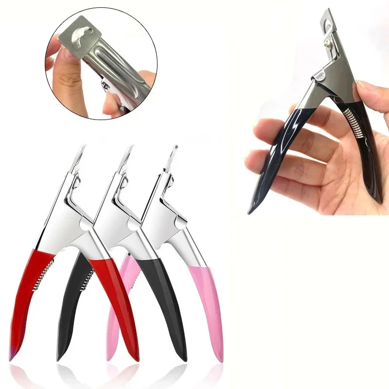 U-Shaped French False Nail Scissors & Nail Clipper 🌟