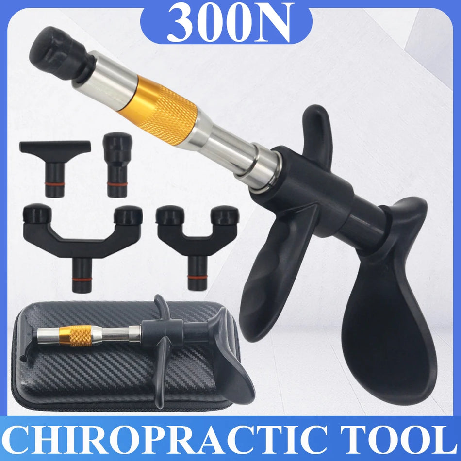 Chiropractic Corrector & Massager: Adjustable Manual Therapy Gun