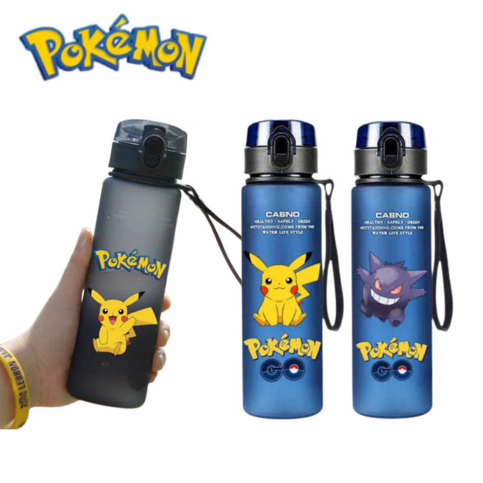 Pikachu Kawaii Kids Portable Plastic Water Bottle - Cyprus