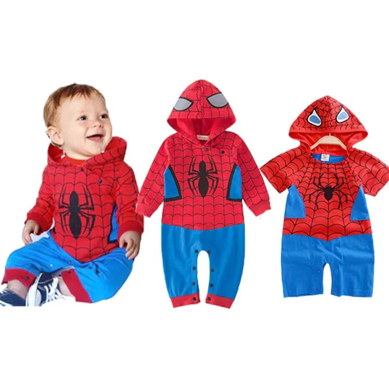 Spiderman Cosplay Costume Romper for Infants - Cyprus