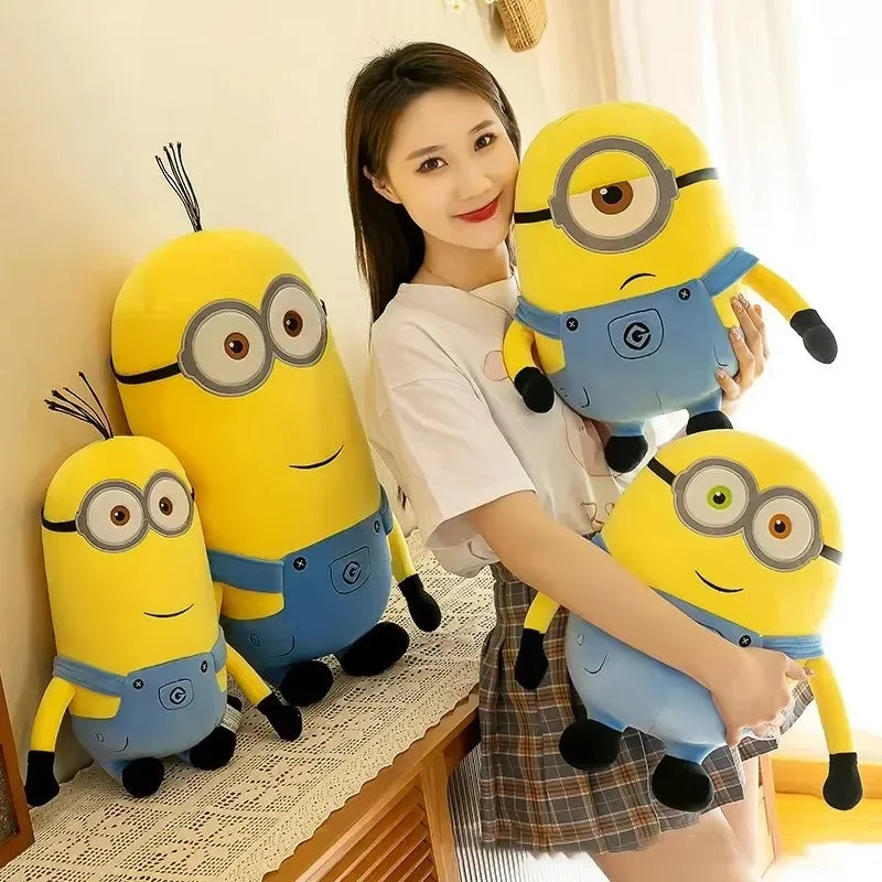 Minions Plush Toy - Bob και Stuart Soft Dolls σε τζιν