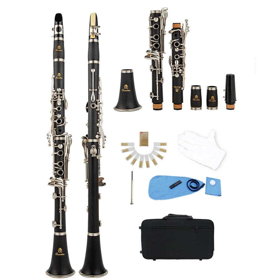 Rowtter 17 Key Falling Tune B Clarinet with ABS Body