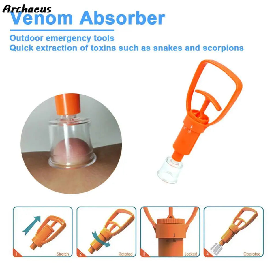 Outdoor Venom Extractor Pump: Portable Survival Tool